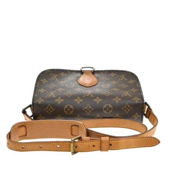 LOUIS VUITTON Saint Cloud GM Shoulder Bag Monogram Leather Brown M51242 31AA003 - Picture 5 of 16